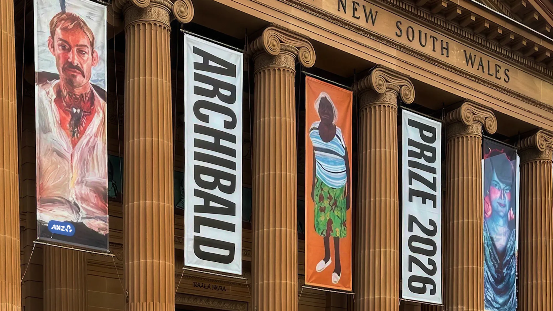 Art Gallery New South Wales facade and Archibald portico