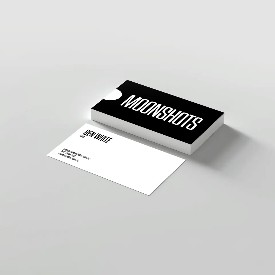 Moonshots business cards