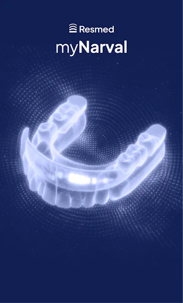 Visual for Resmed project: 3d futuristic style of a medical device