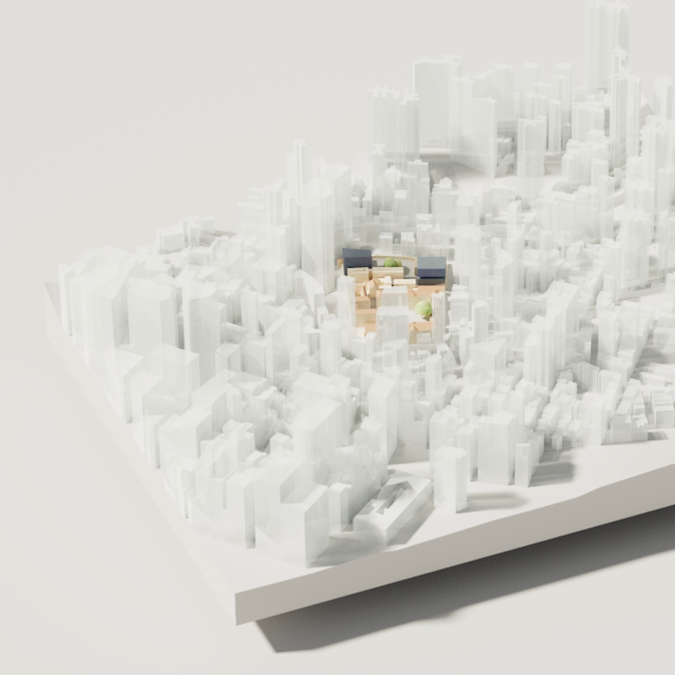 Pre-production still of the Tai Kwun illustration.