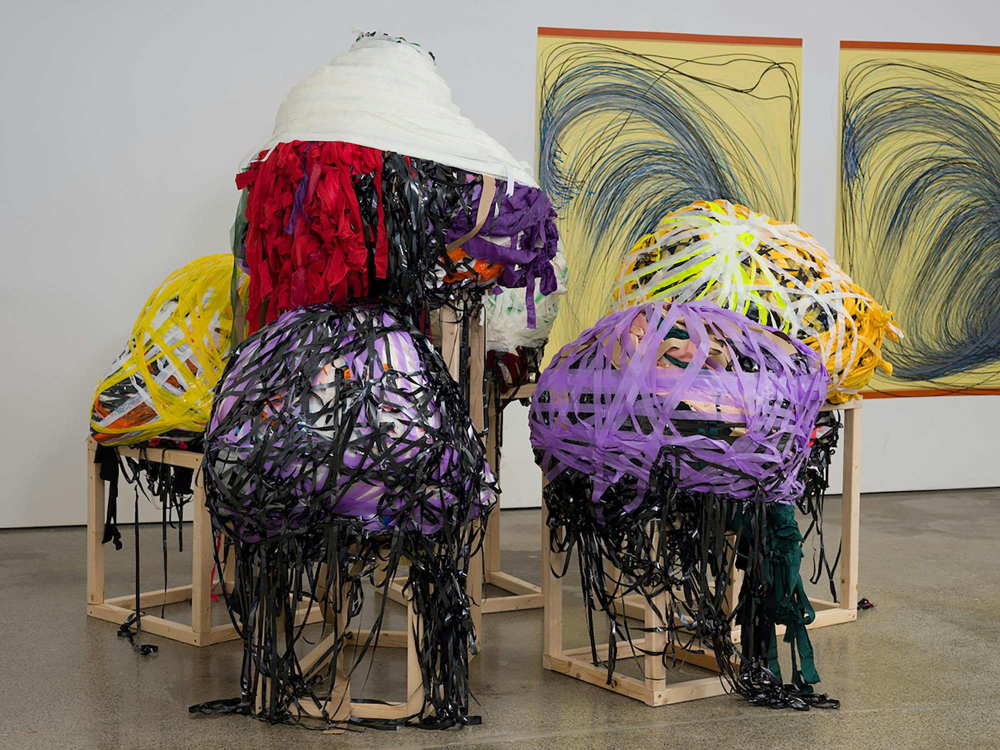 Nnena Kalu. To All The Kings Who Have No Crowns. Carl Freedman Gallery. Margate. 2022. Photography © Carl Freedman Gallery