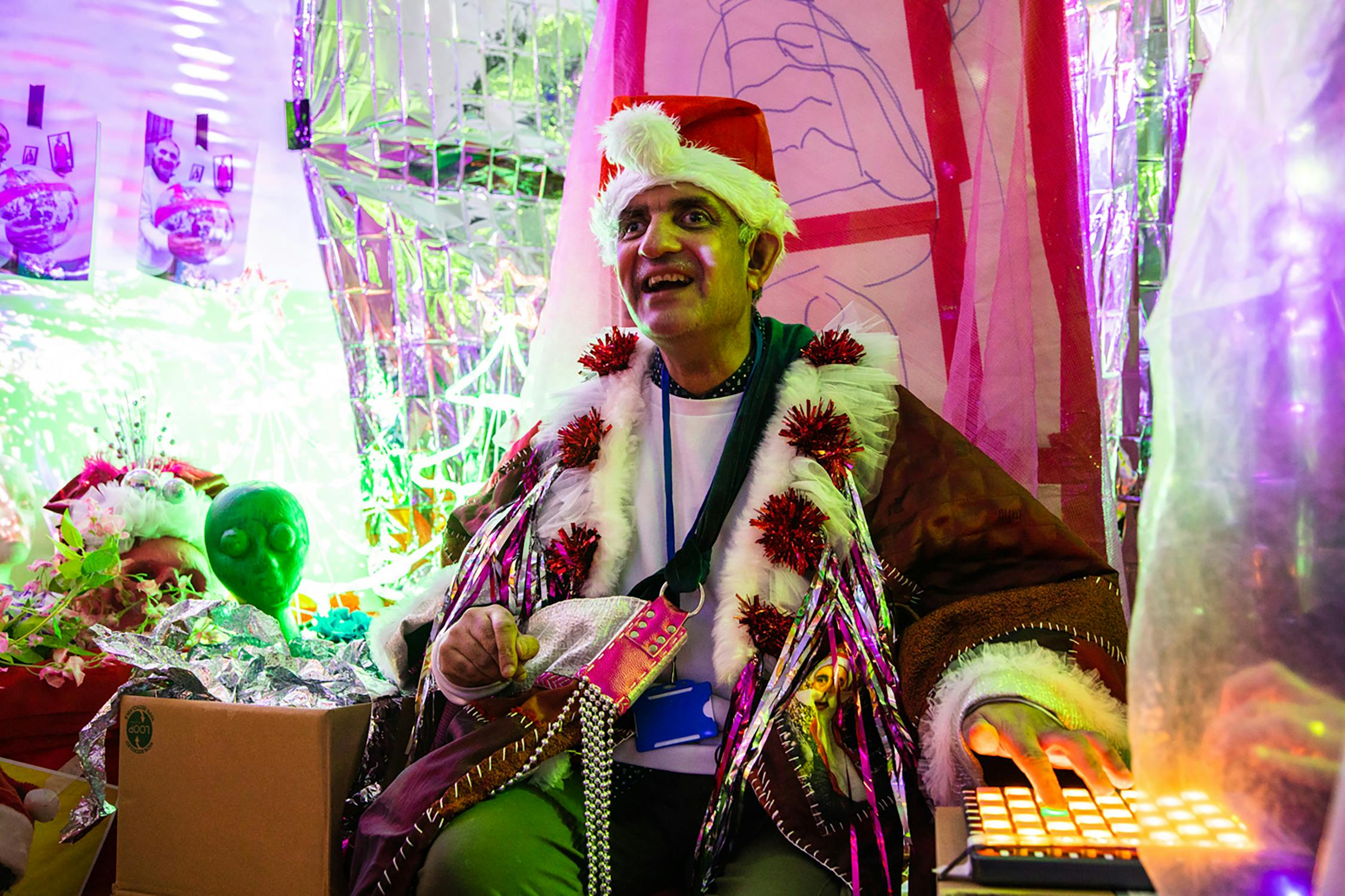 Pardip Kapil. Explorers residency event. Studio Voltaire Open House. 2022. Photography © Zoe Maxwell