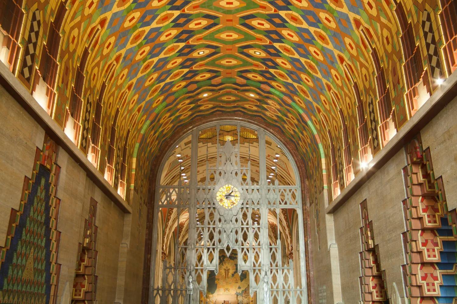 Historic Guardian Building, an Art Deco landmark in Detroit’s financial district.