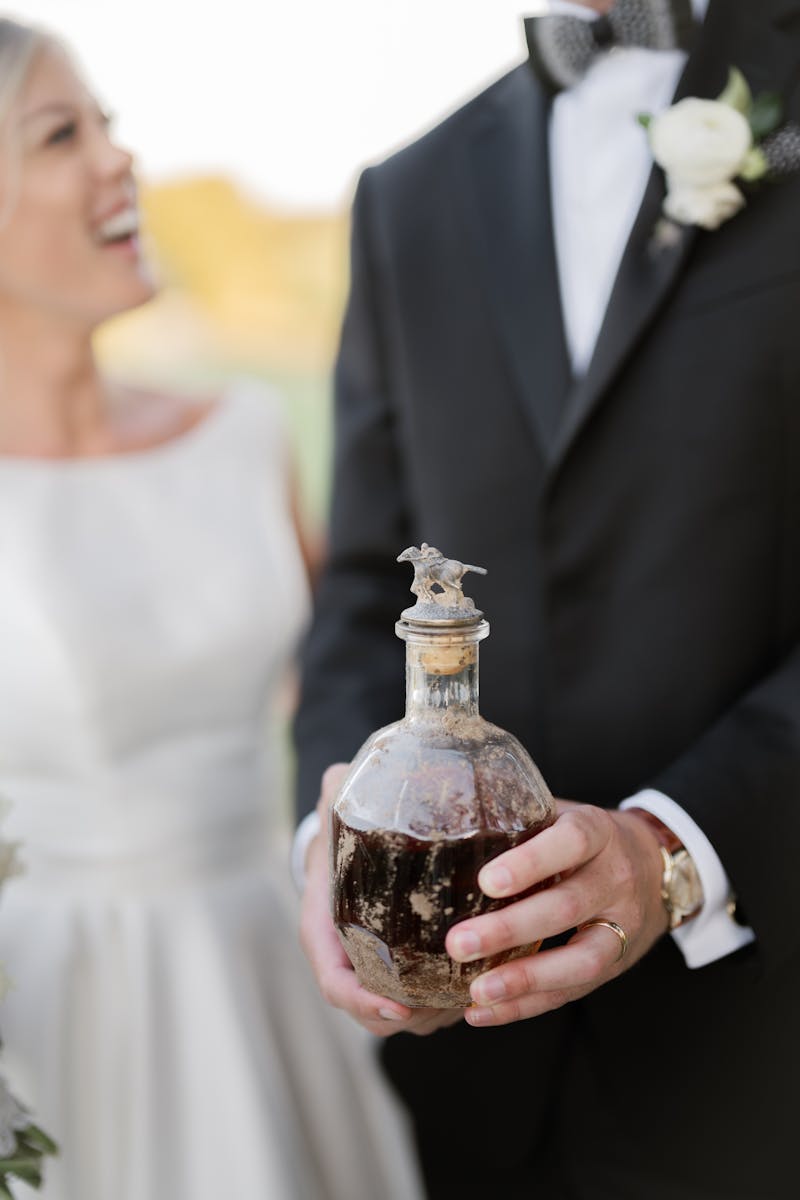 why should you bury the bourbon on your wedding day
