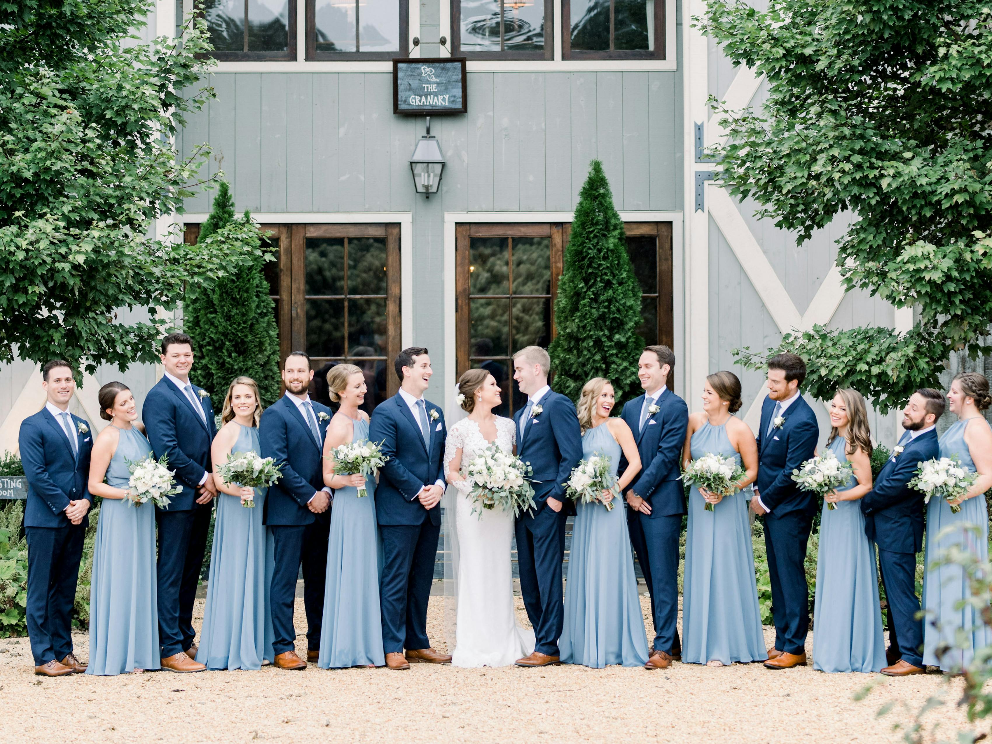 Navy blue wedding suits for men
