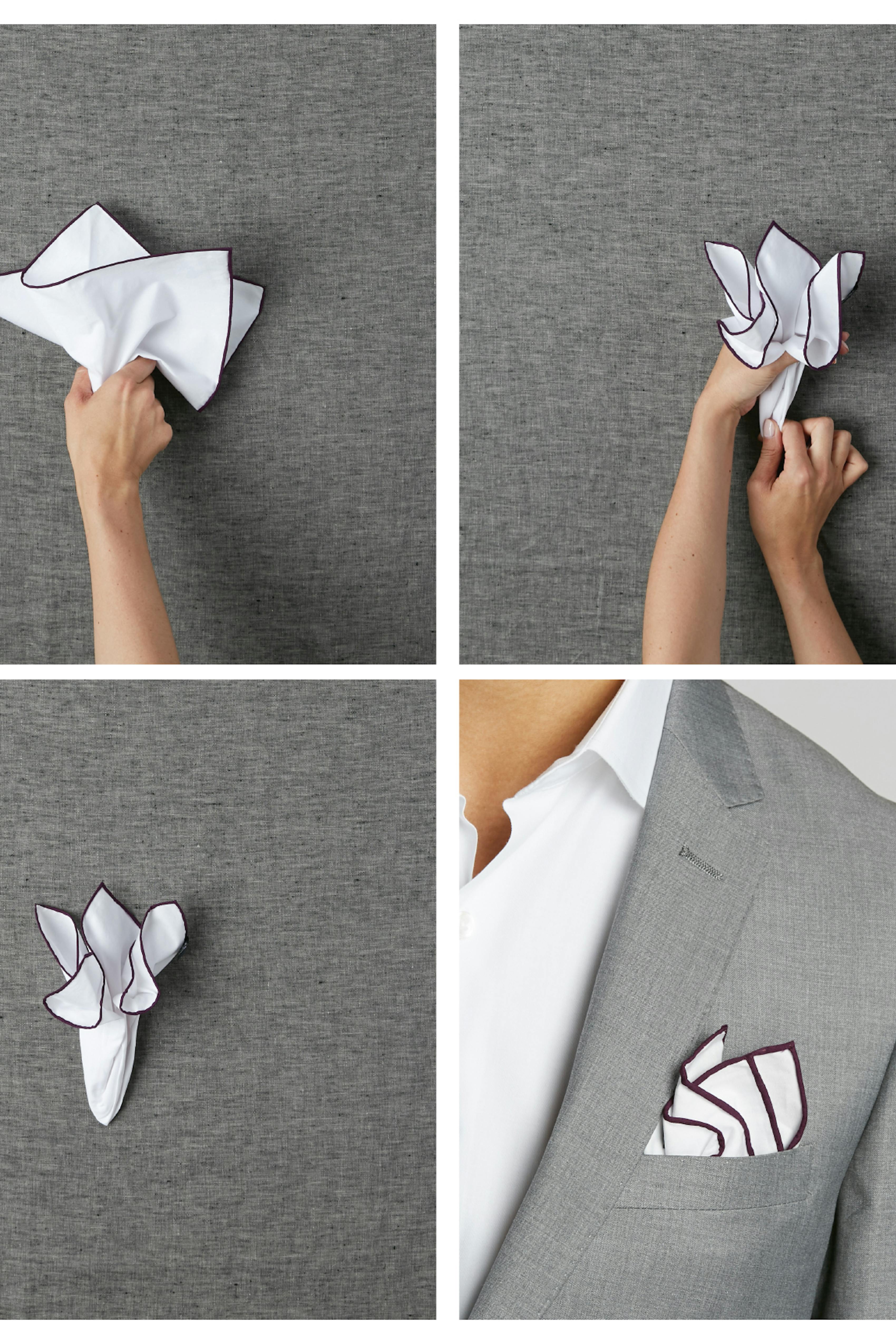 wedding suits for men how to fold a pocket square