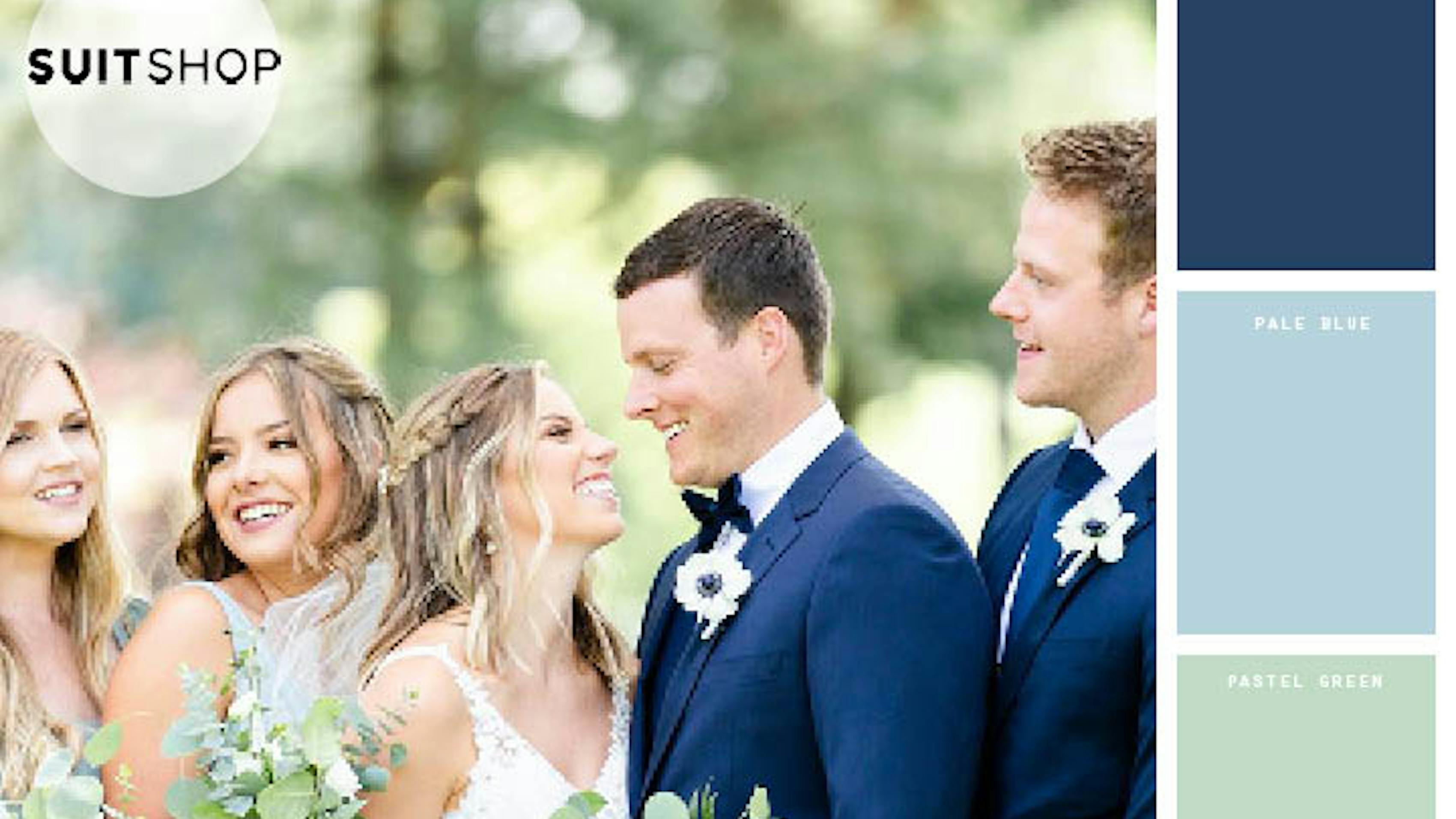 blue wedding colors