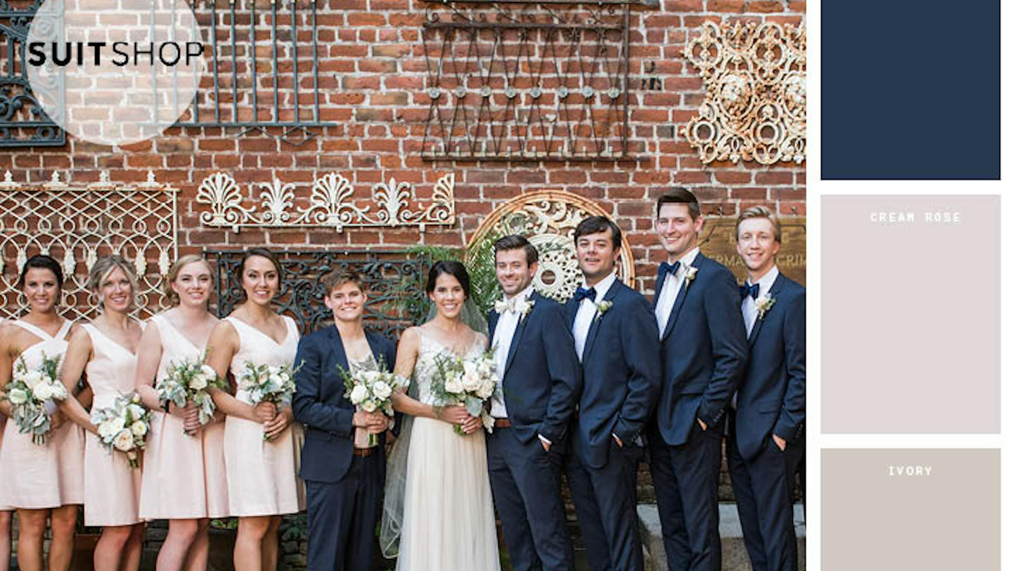 spring wedding color palette