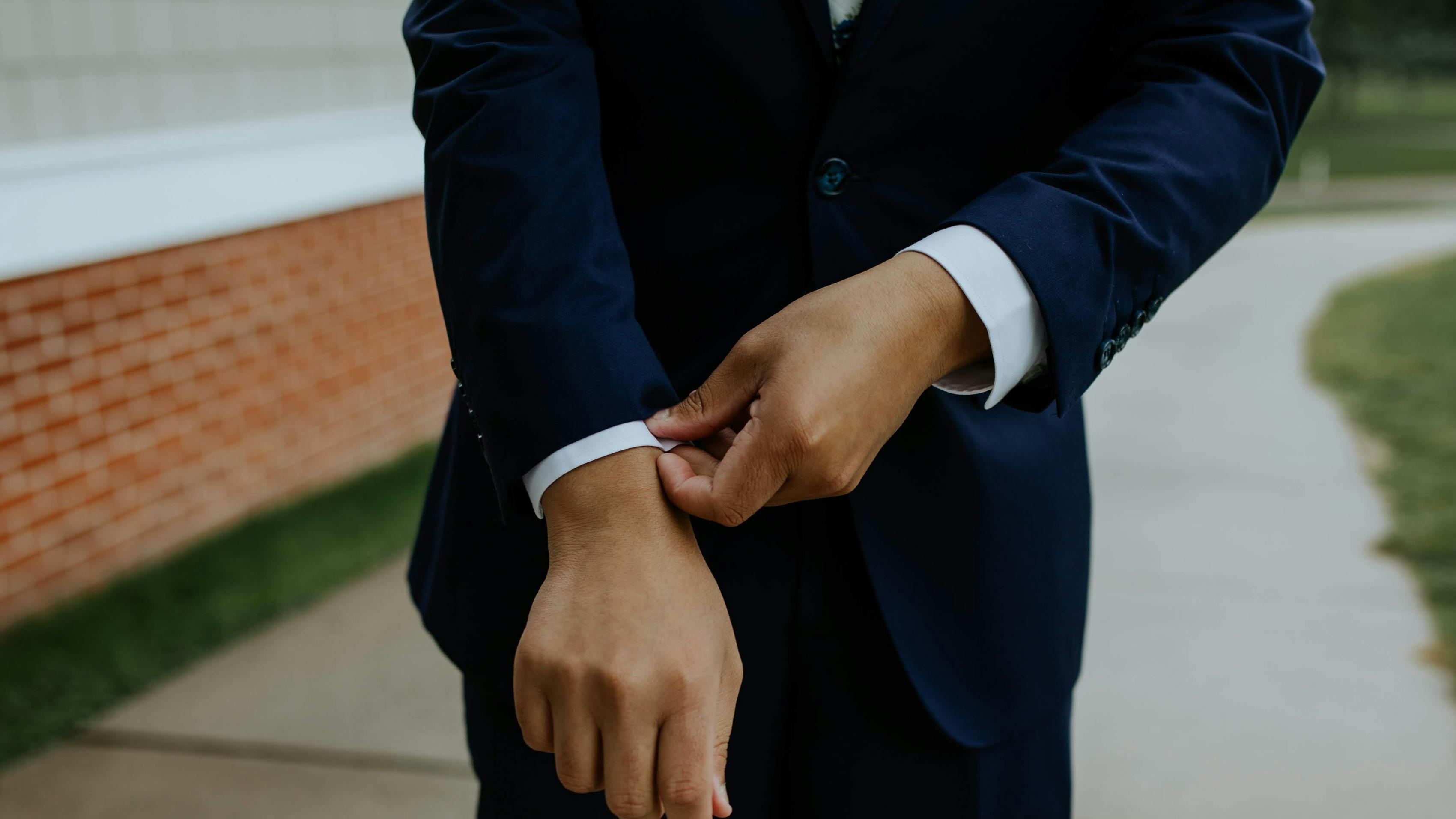 navy wedding tuxedo