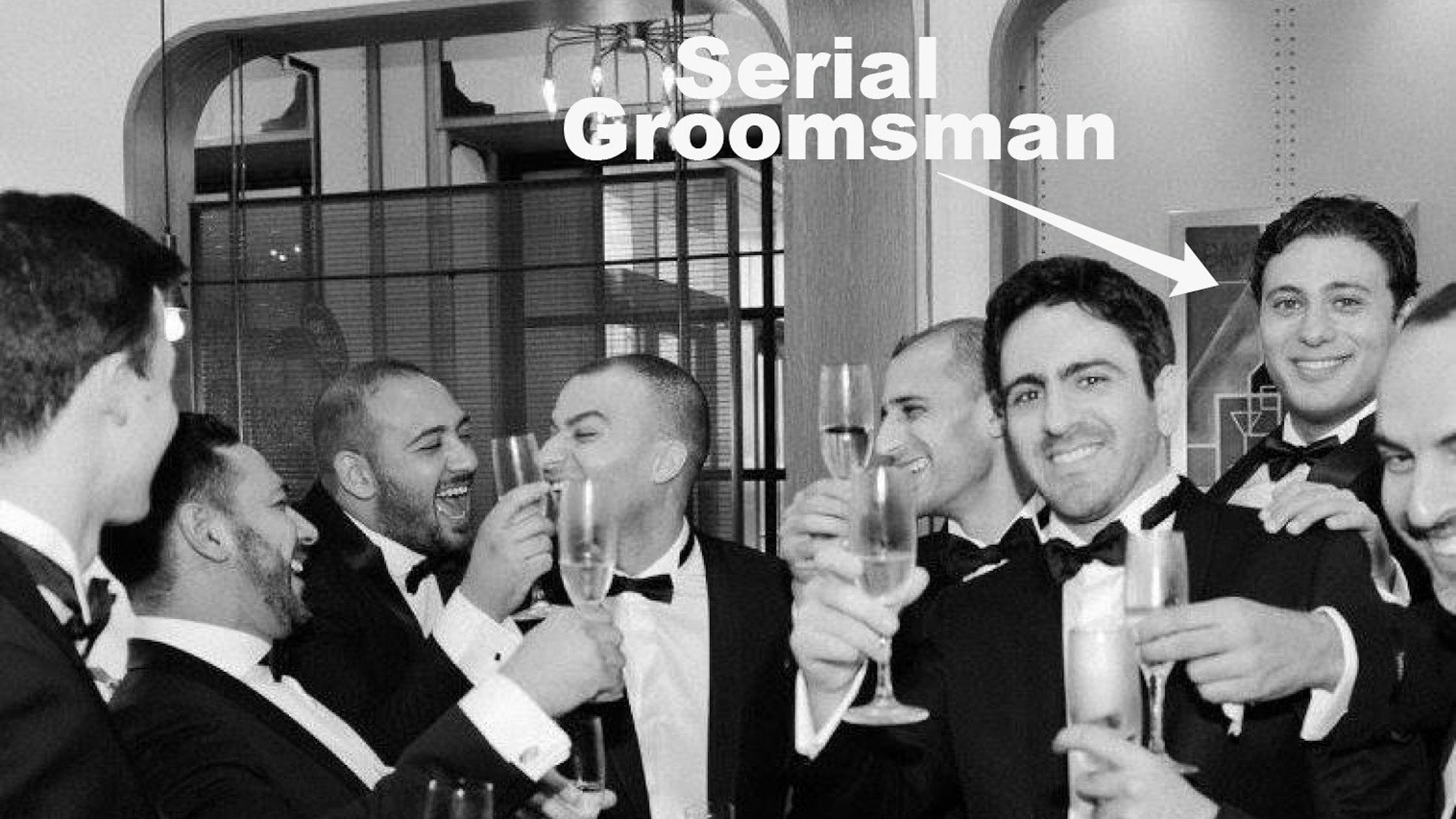 Groomsmen in Tuxedos