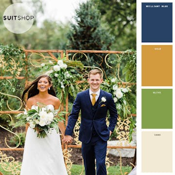 2021 Spring Wedding Color Trends And Men's Wedding Attire