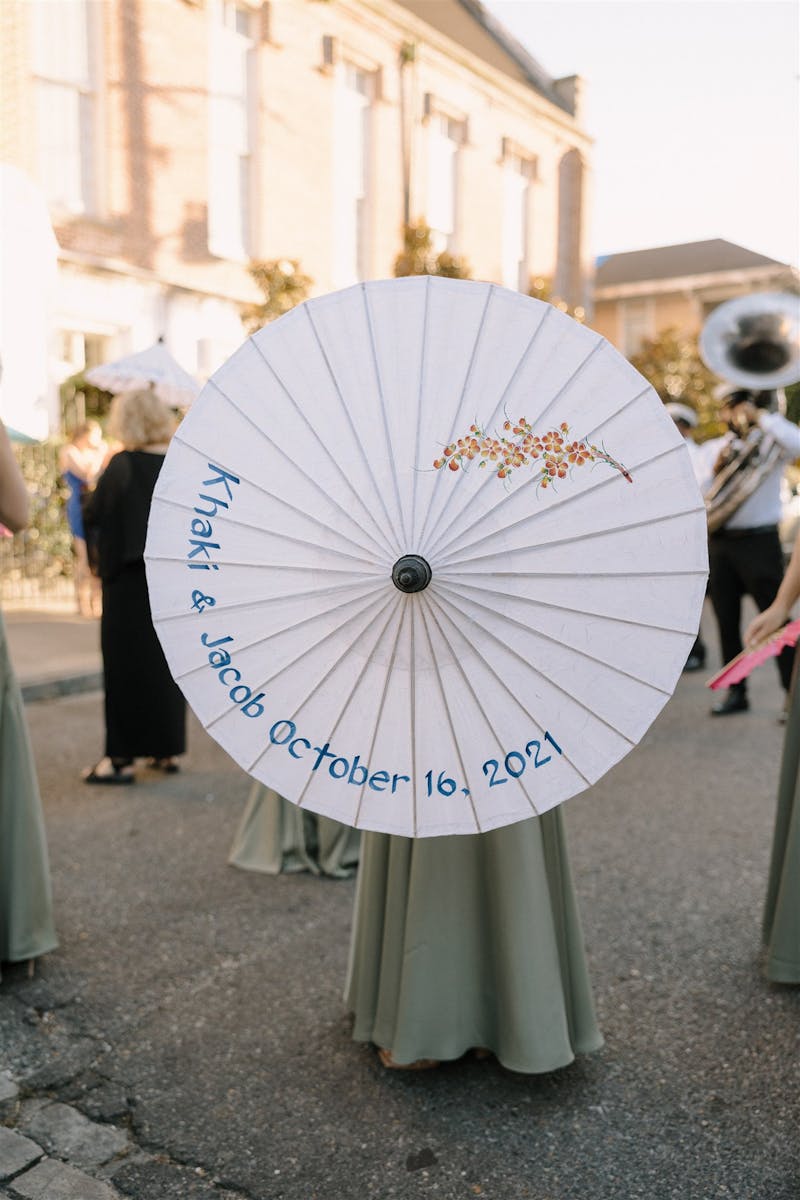 custom wedding umbrellas