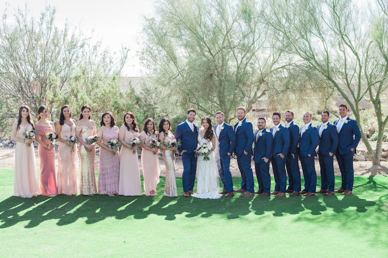 Real Weddings_Blue Wedding Suits