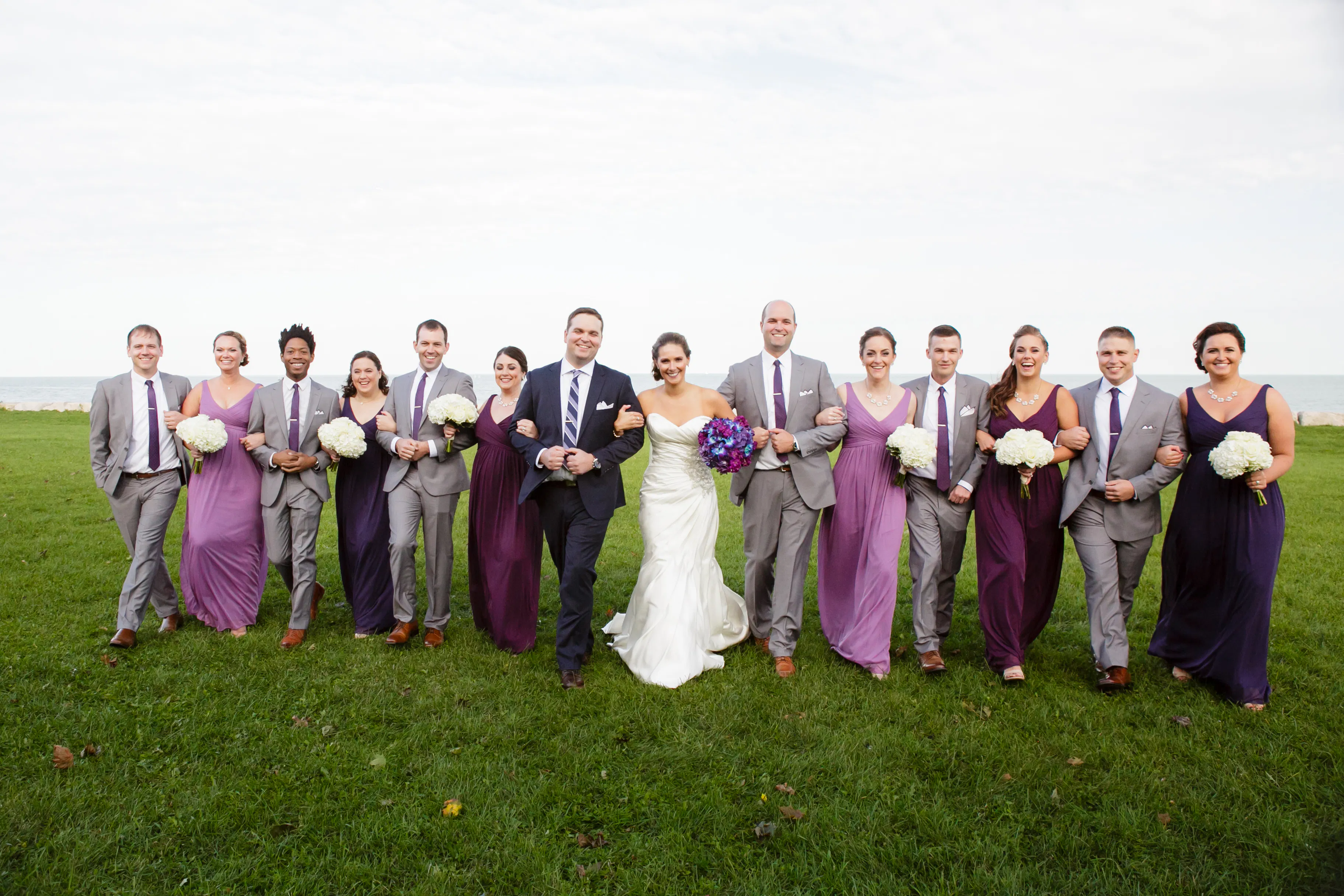AJ and Katy | Navy and Purple Wedding in Chicago