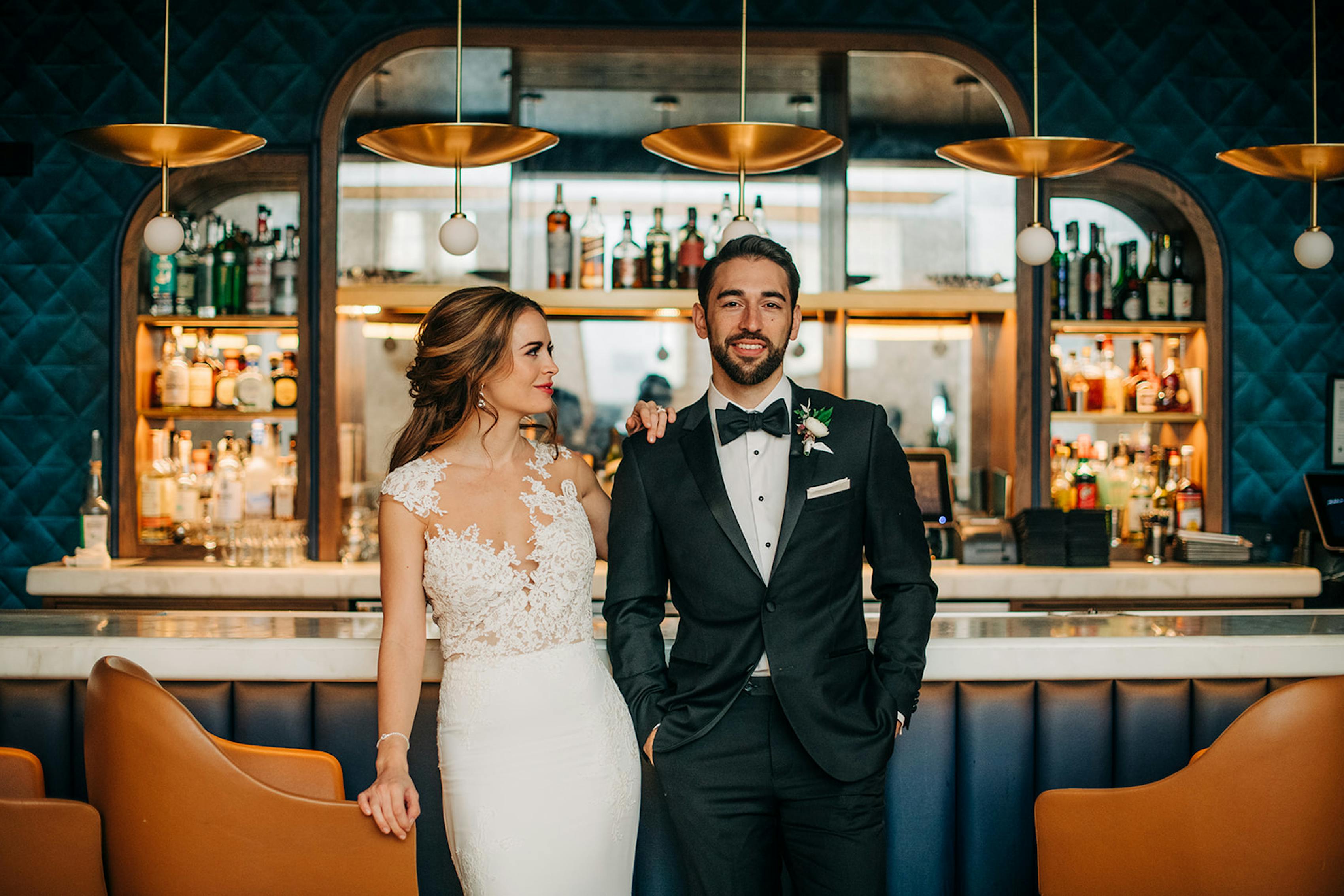 black tie wedding attire