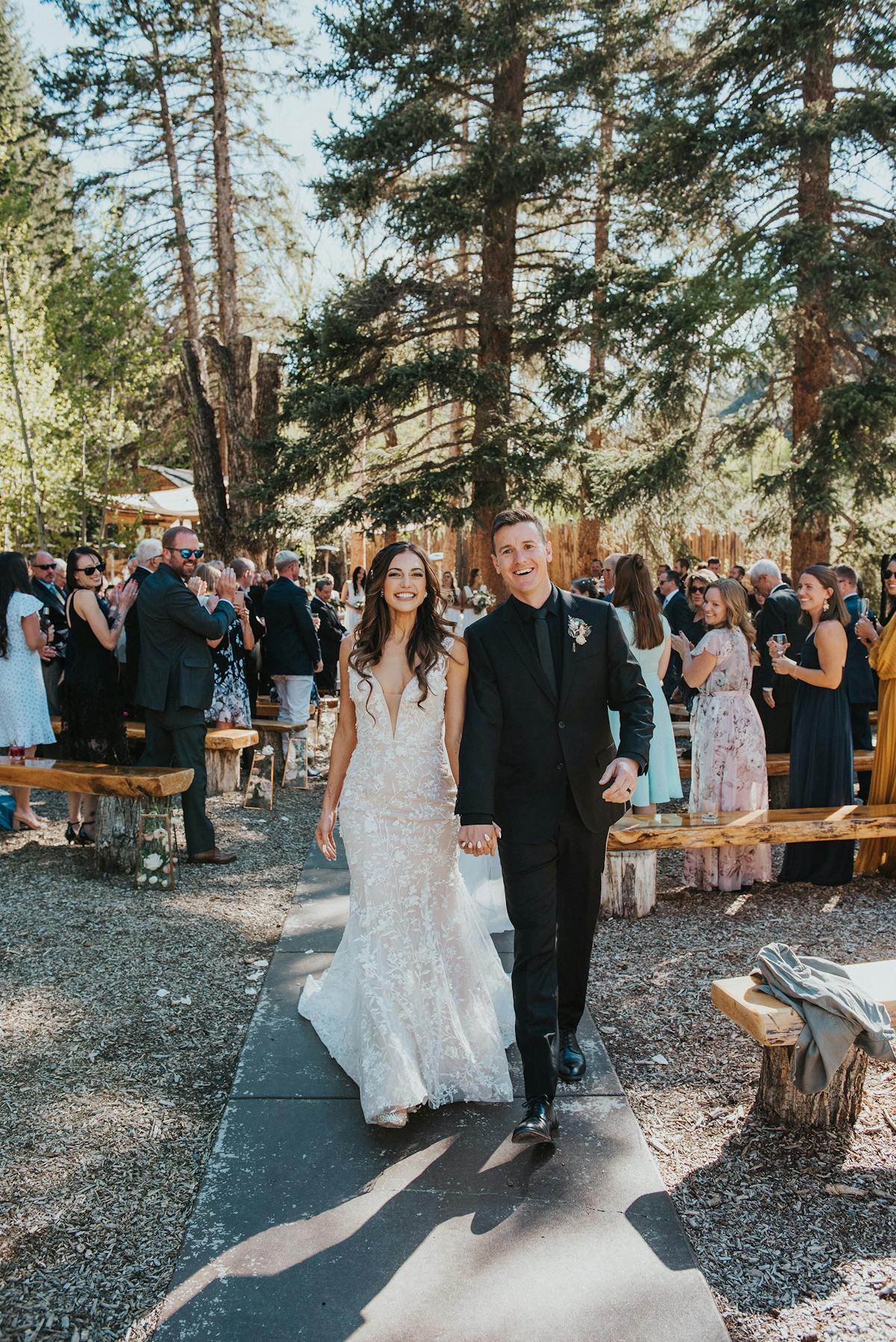 black tuxedo wedding in Denver