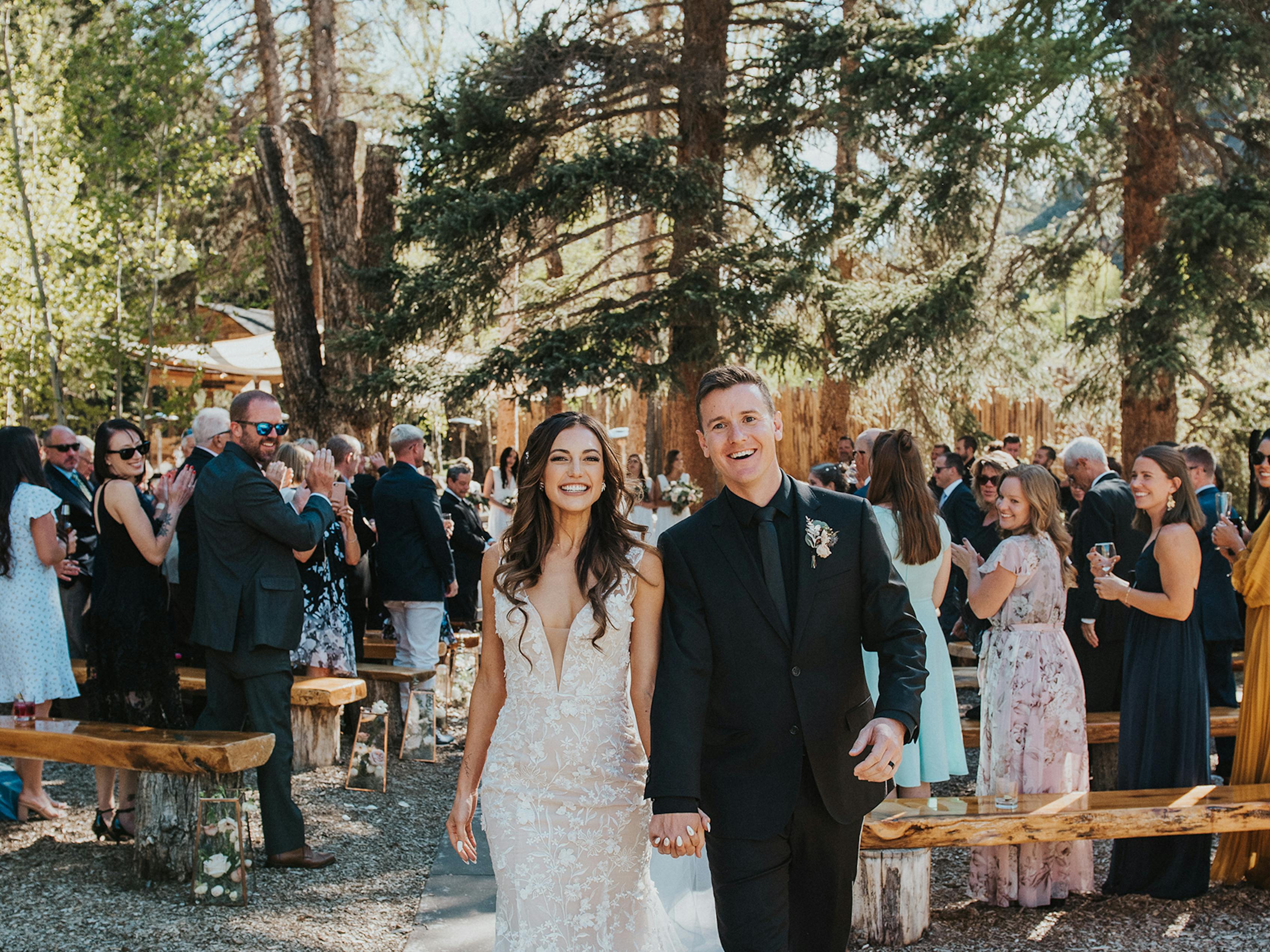 black tuxedo wedding in Denver