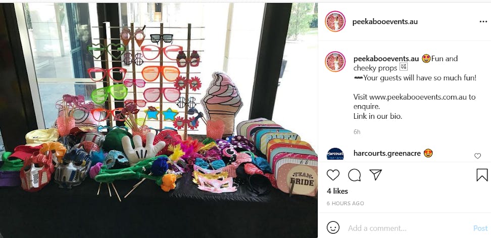 wedding photo booth props