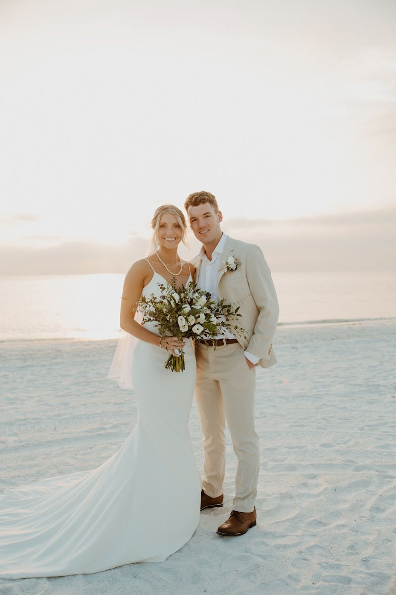 beach wedding attire