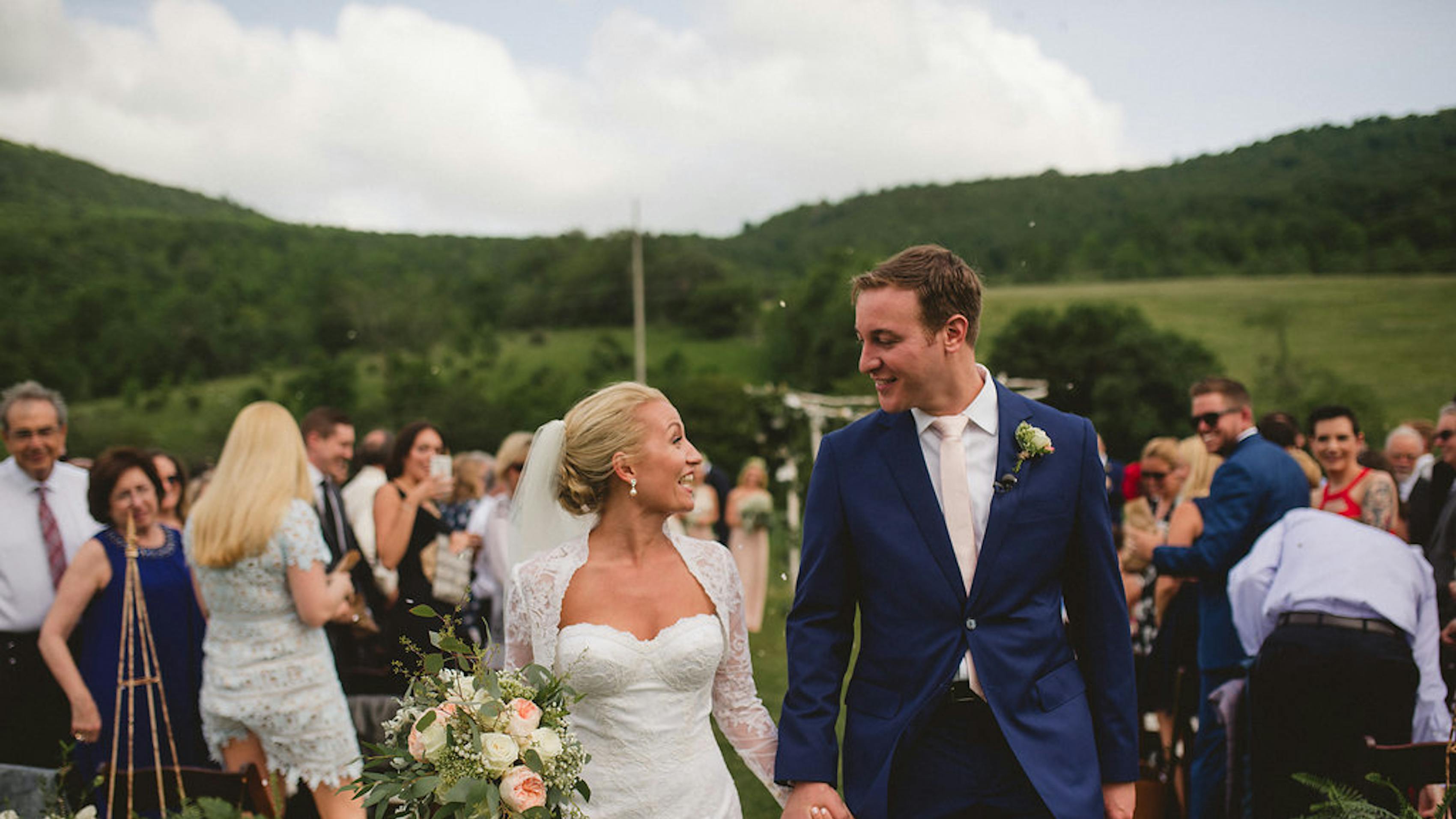 The Groomsman Suit Blue Wedding Suit