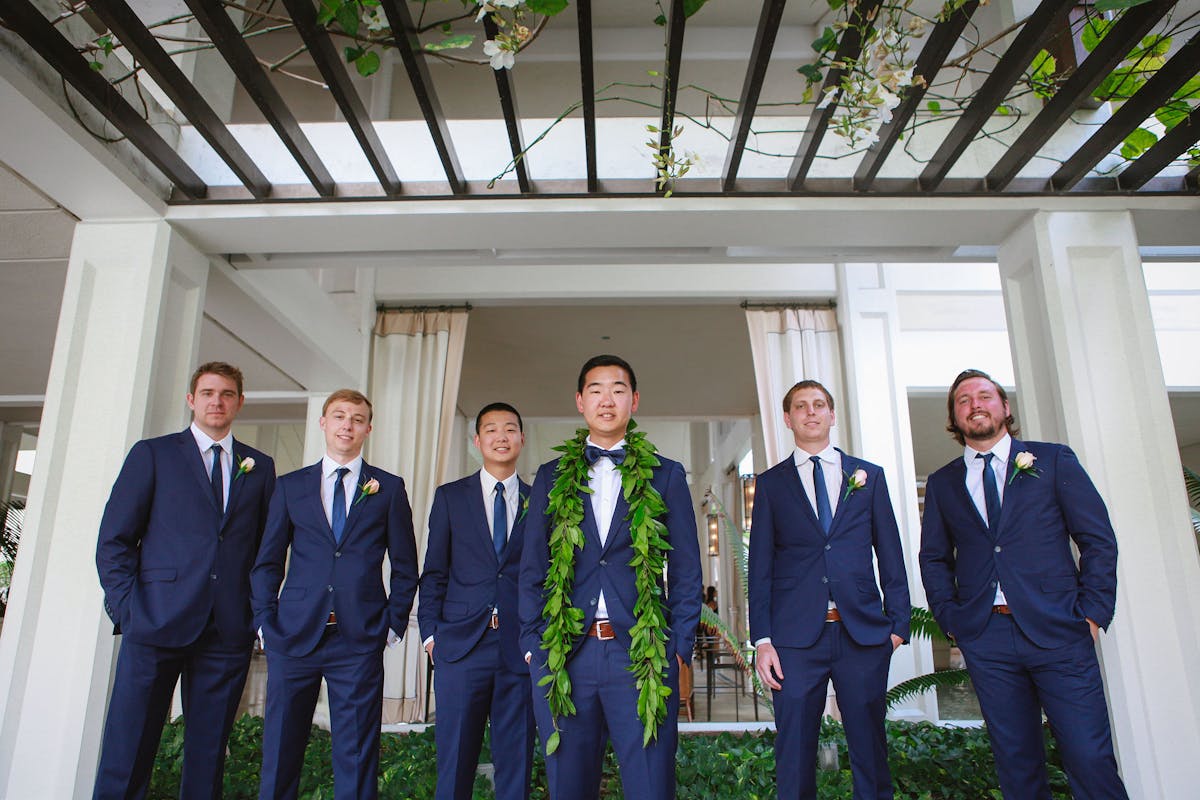 Destination Wedding Style for Groomsmen