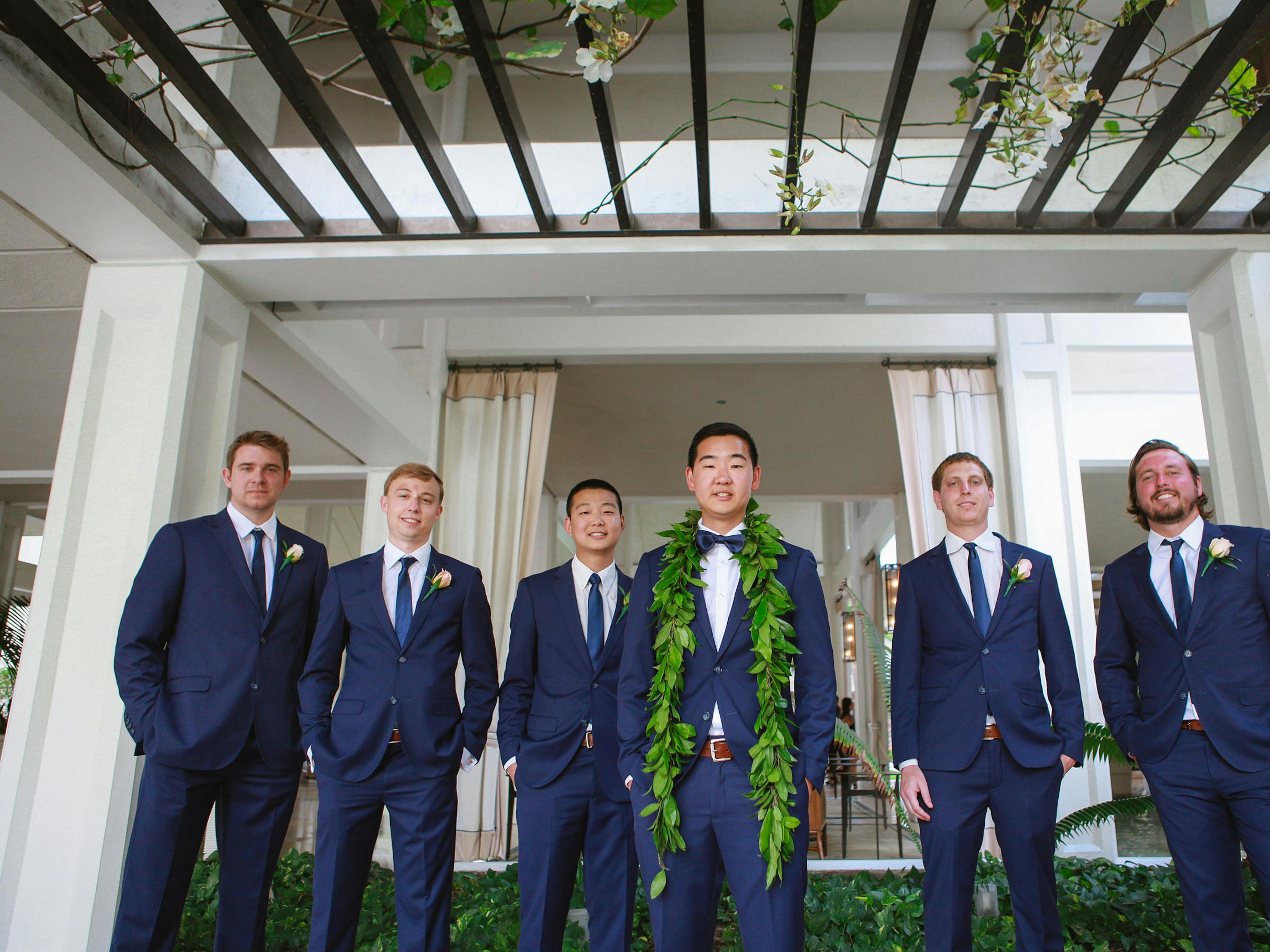 Destination Wedding Style for Groomsmen