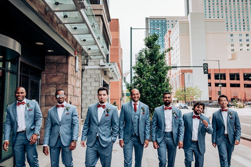 blue wedding suits for men