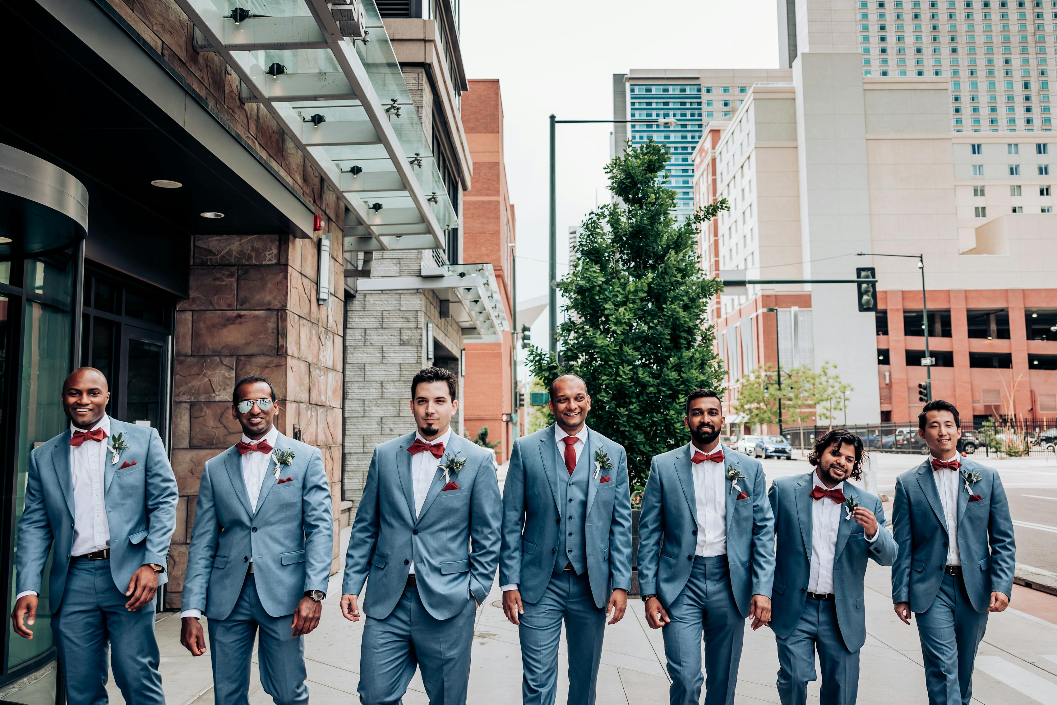 blue wedding suits for men