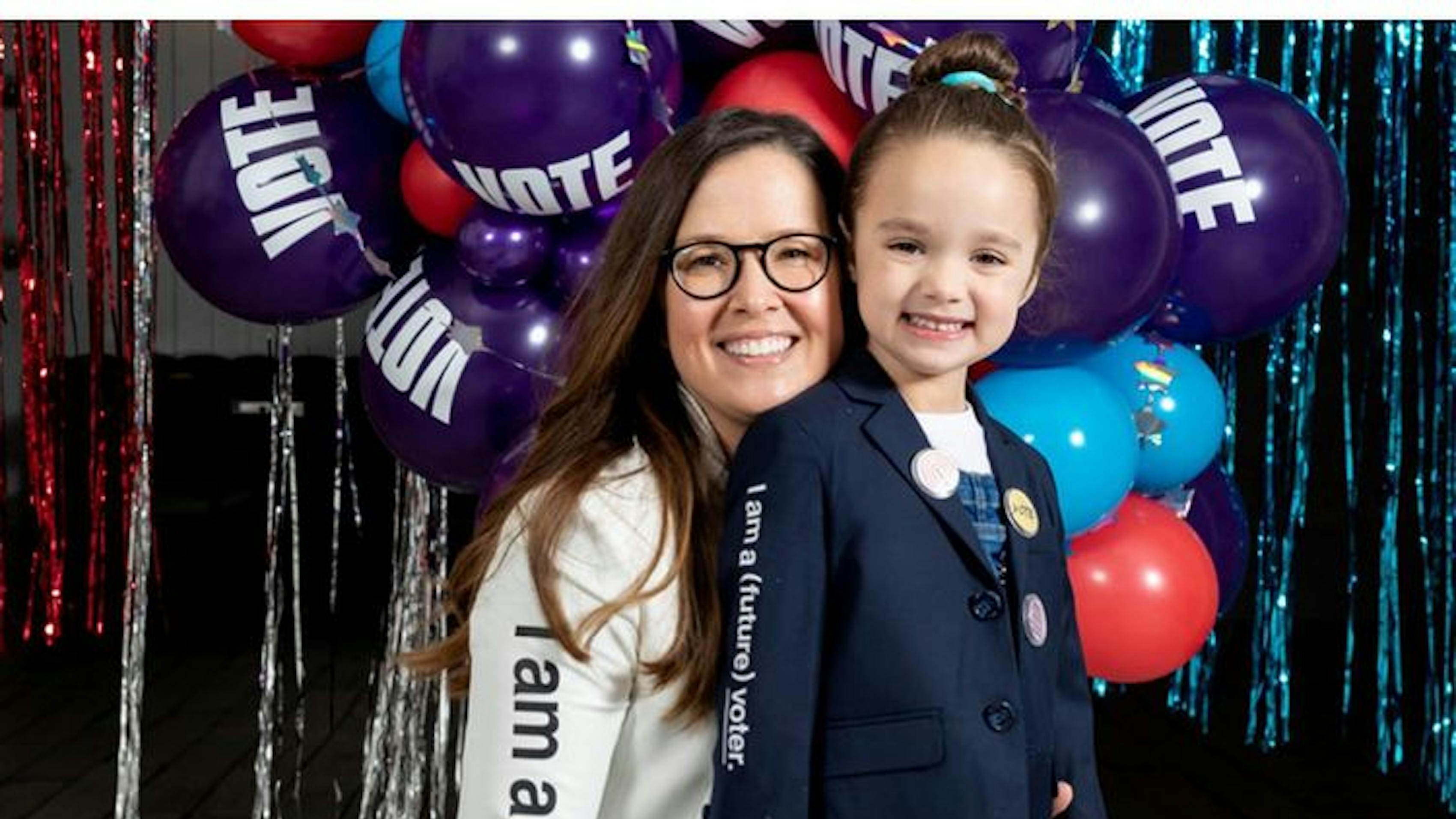 Co-founder Jeanne and daughter Frankie headed to the polls in style for the 2020 election!