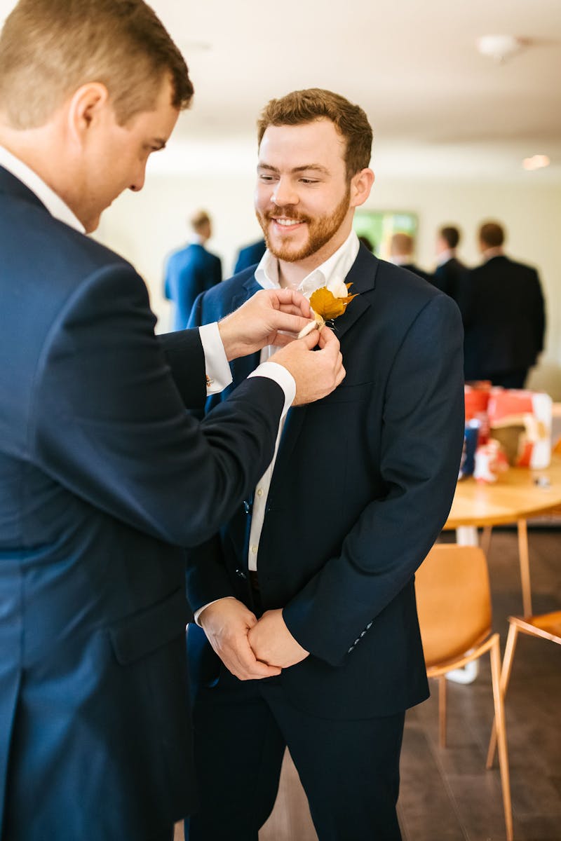 blue wedding suits