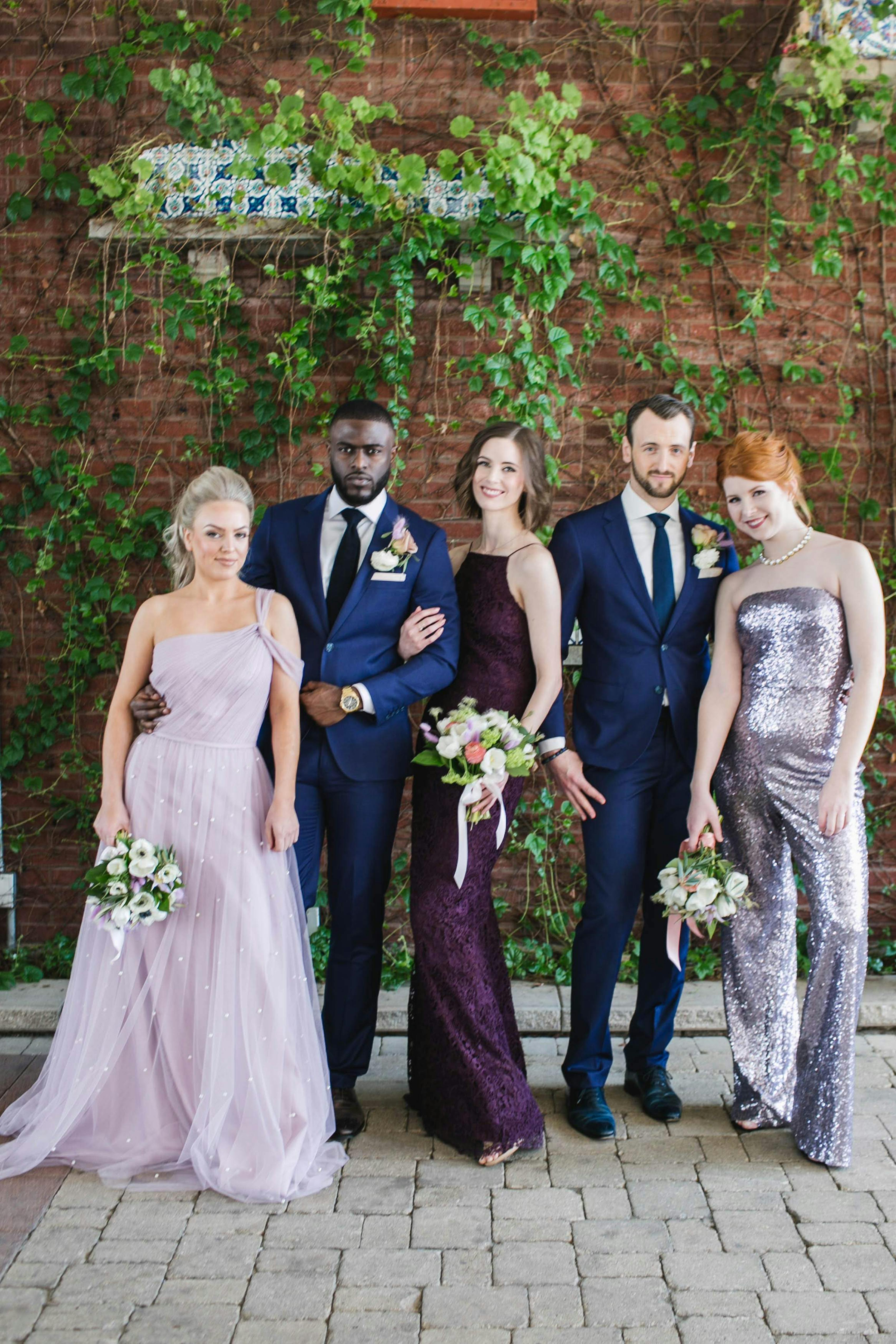 mismatched bridesmaids dresses