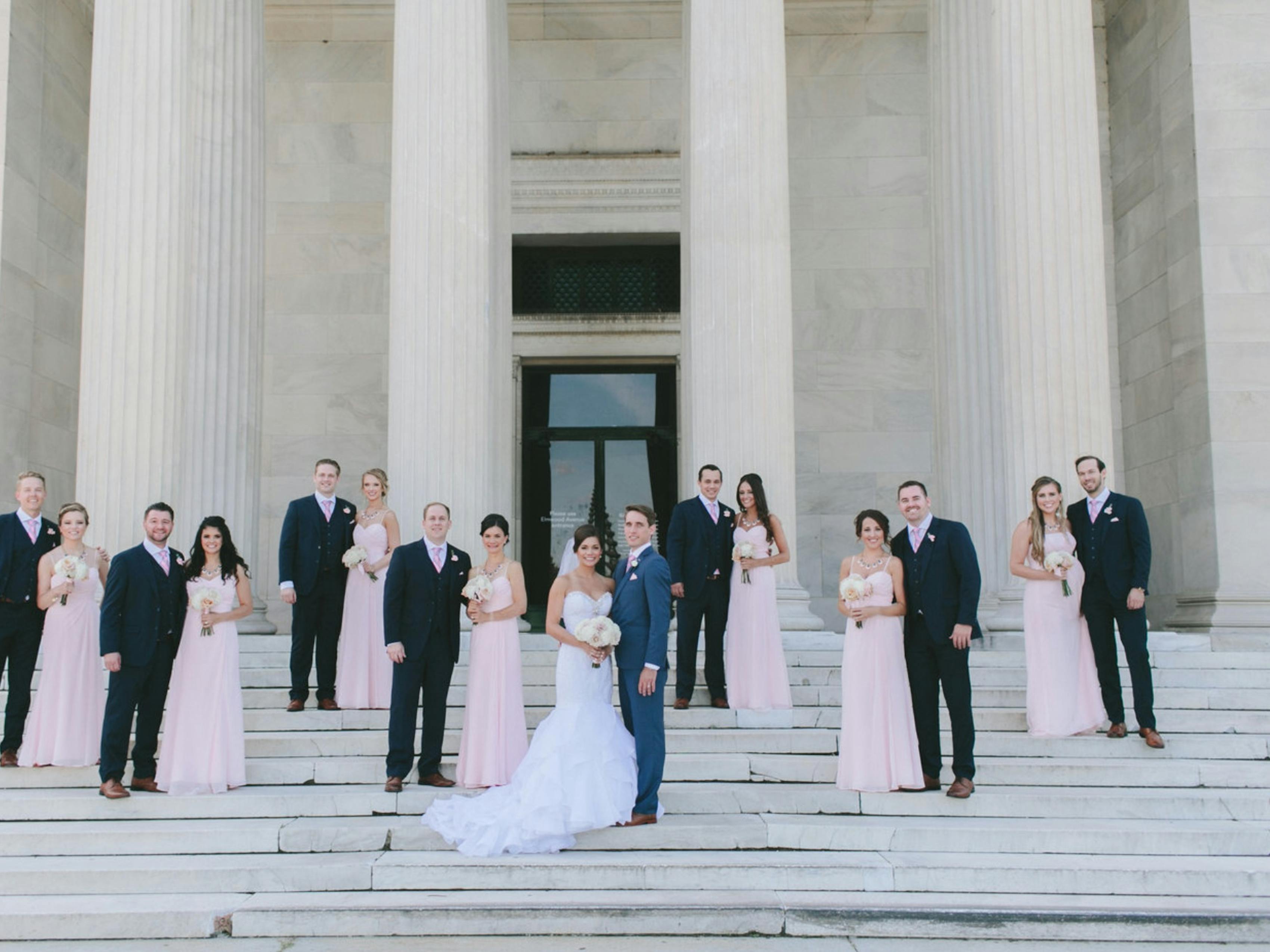 Navy Blue Groomsmen Suits