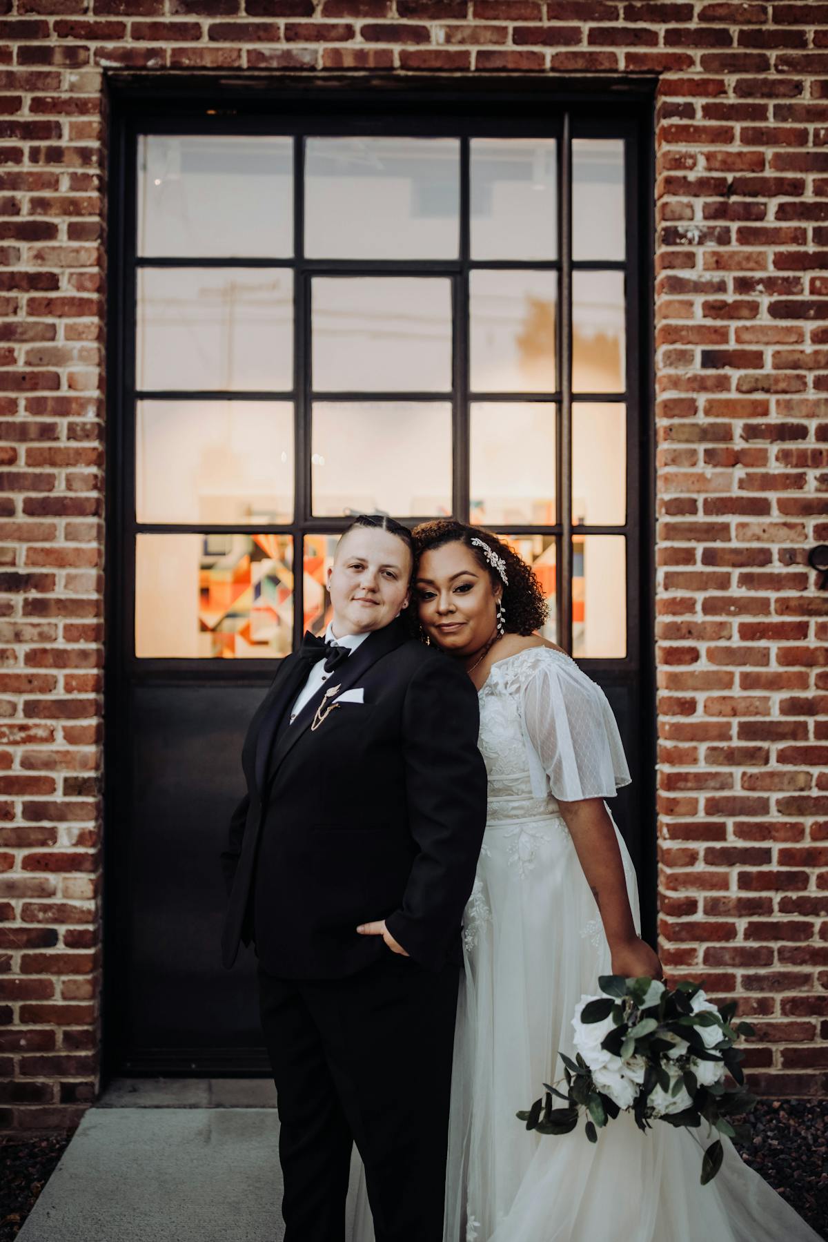 LGBTQ Wedding Brides Suit and Dress