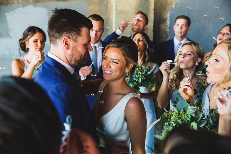 brilliant blue groomsmen suits