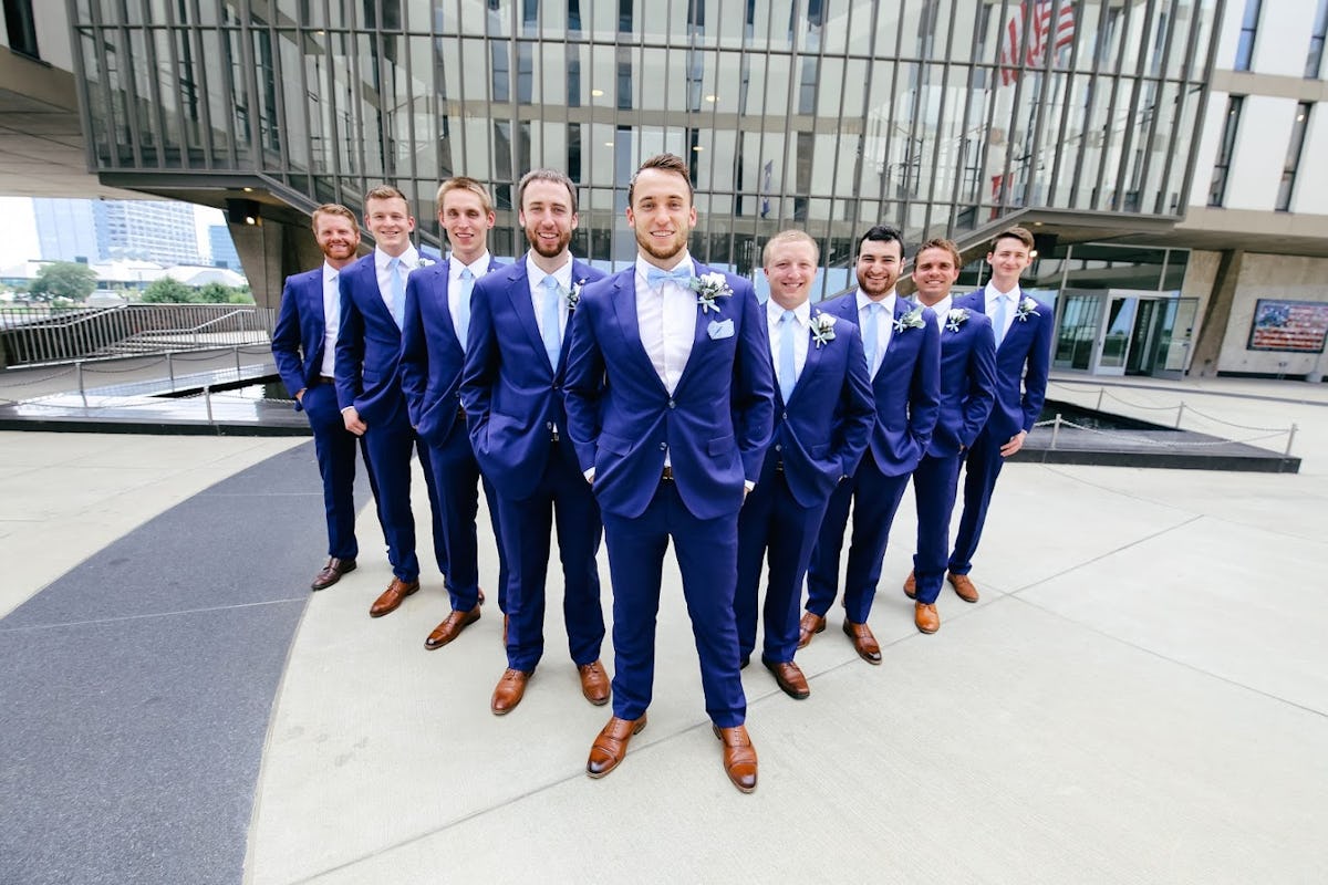 How grooms can stand out with a different tie