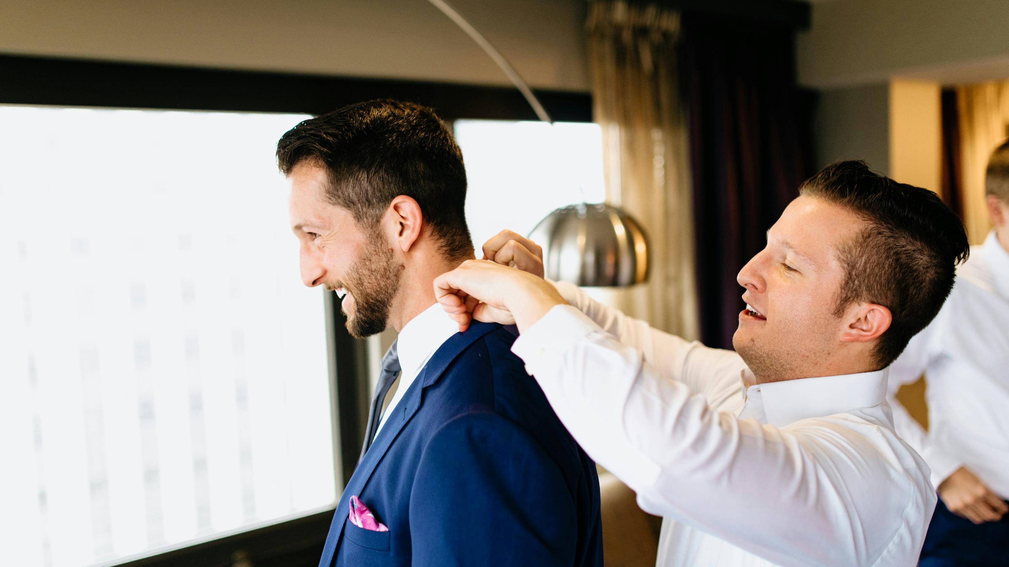 Planning the bachelor party, finding wedding suits and writing a wedding speech are responsibilities of the best man.