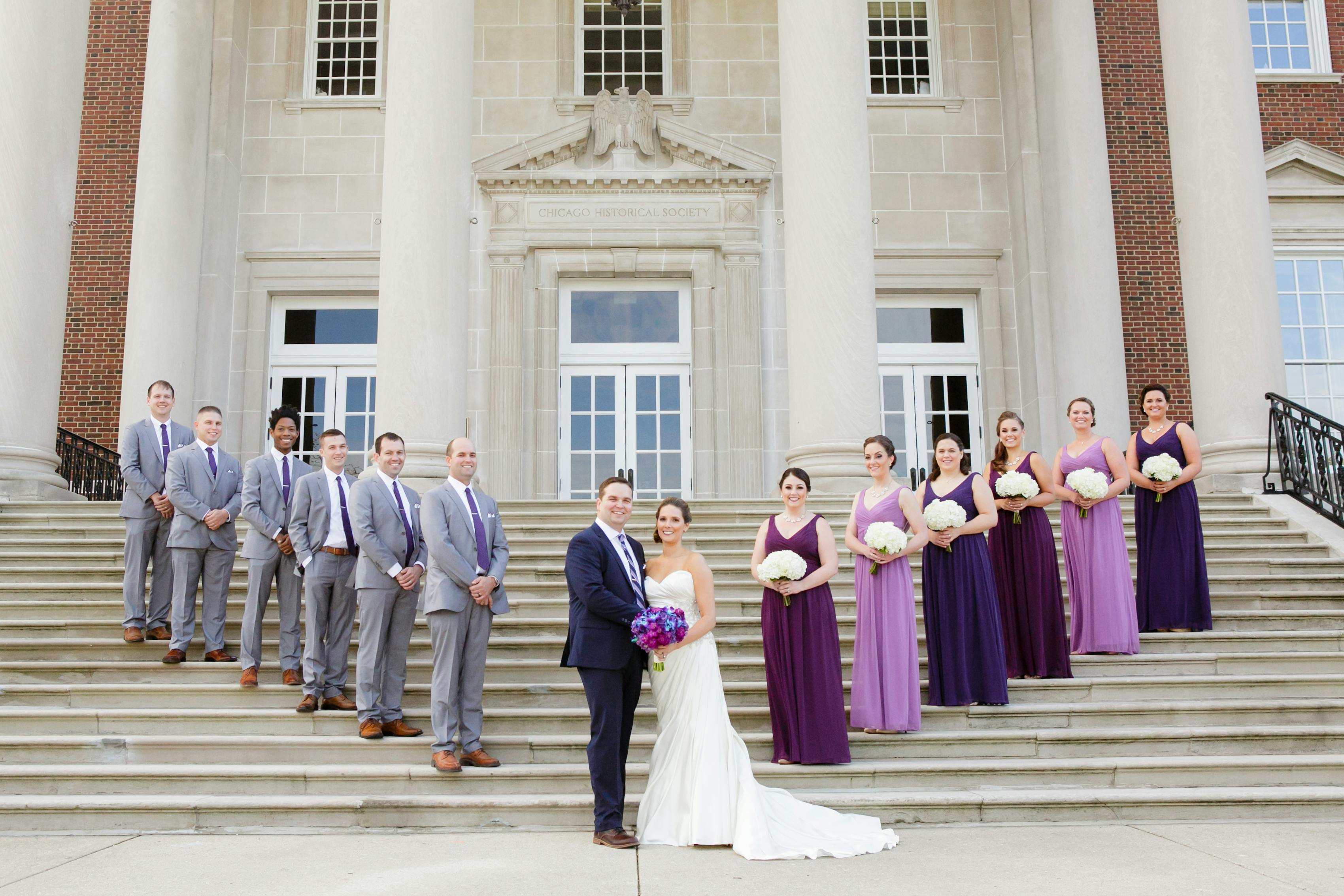 purple wedding colors