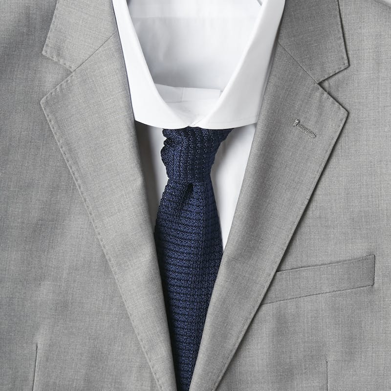 how to wear knit ties with your wedding attire for men