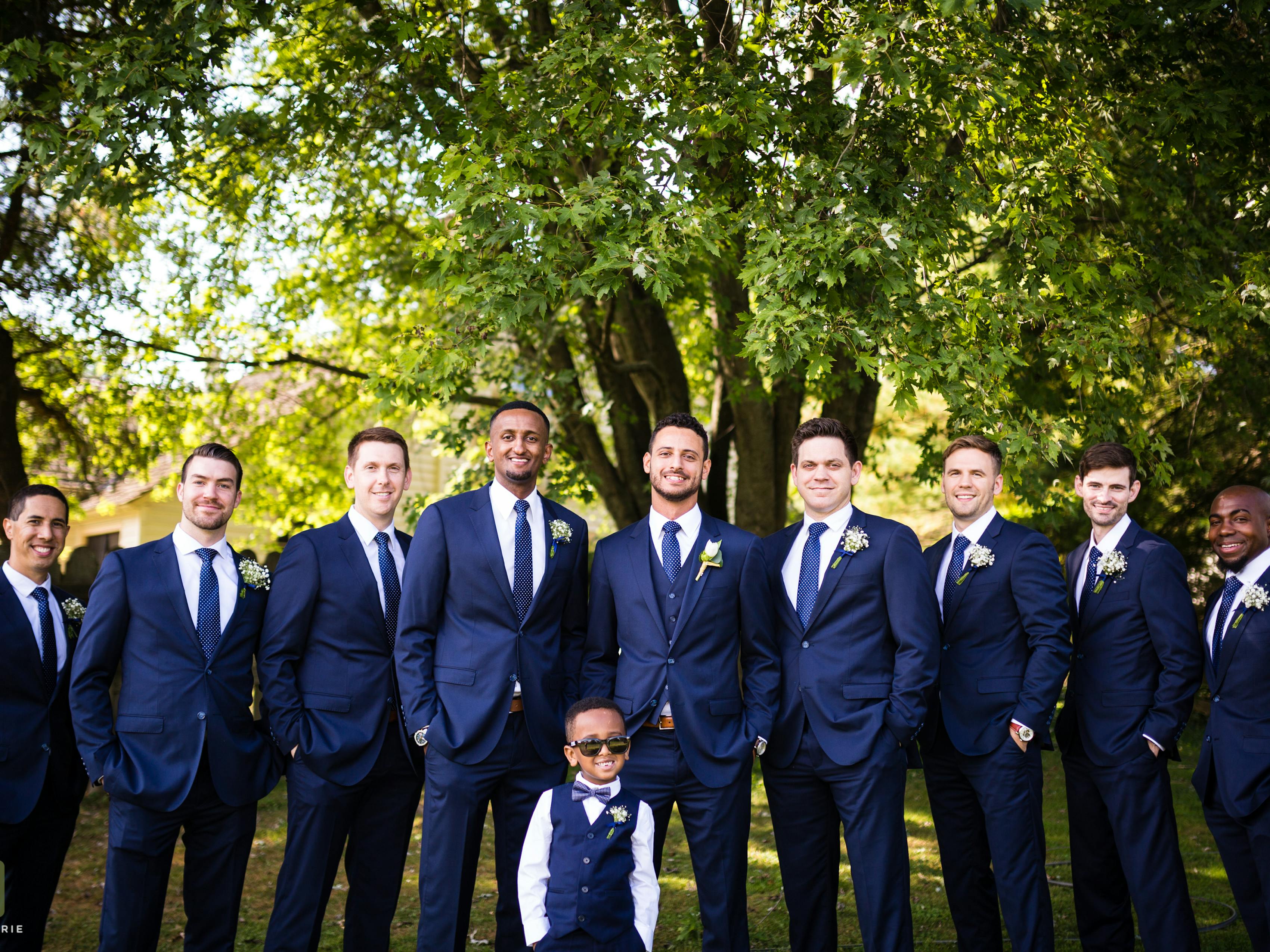 Navy Blue Wedding Suits For Men