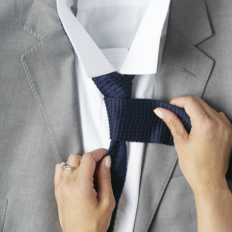 how to wear knit ties with your wedding attire for men