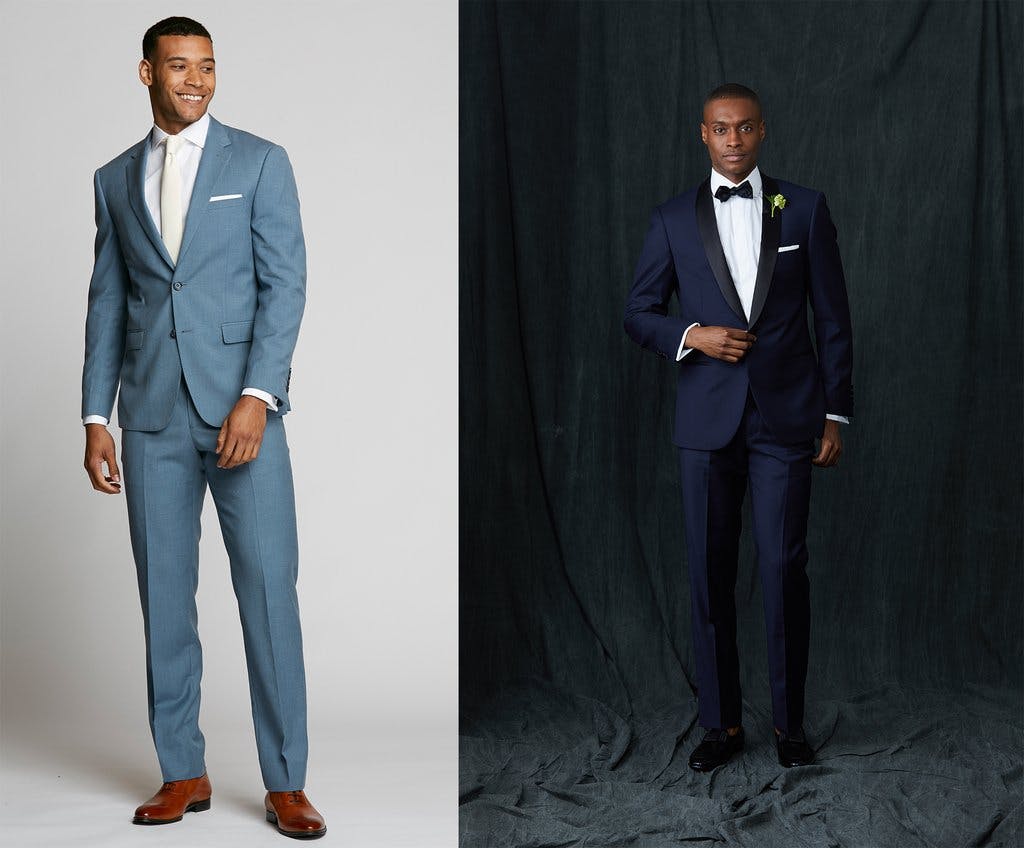 suit shop blue suit and tuxedo options