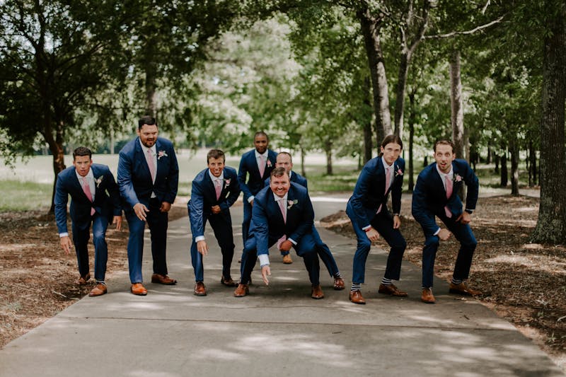 blue wedding suits for men