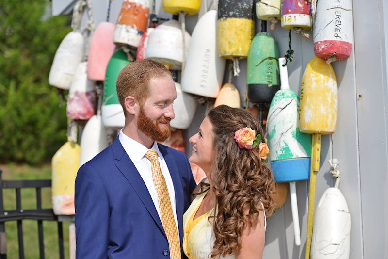 Blue suits for groomsmen short bridesmaids dresses