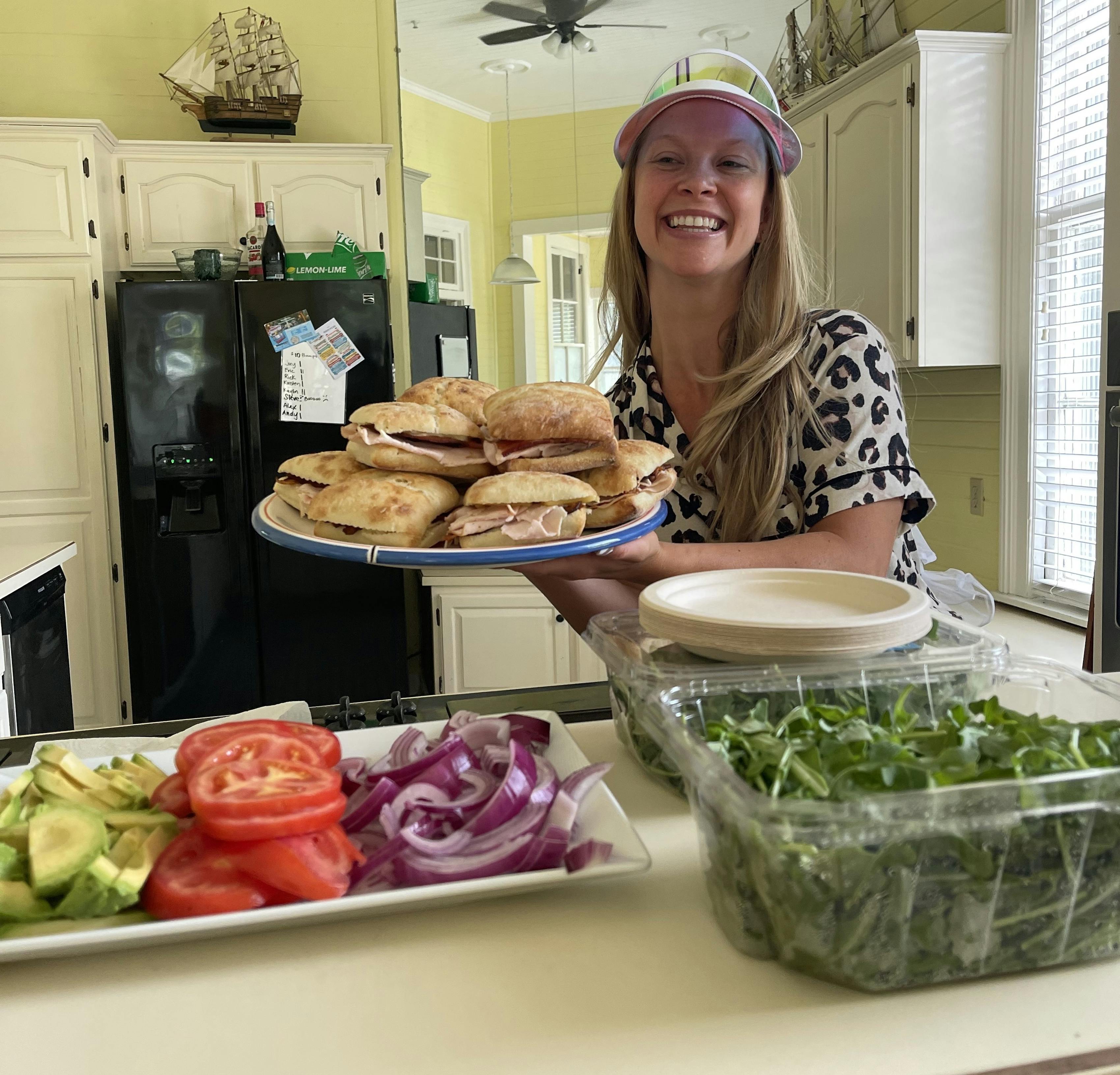Bachelorette Party with Personalized Visors