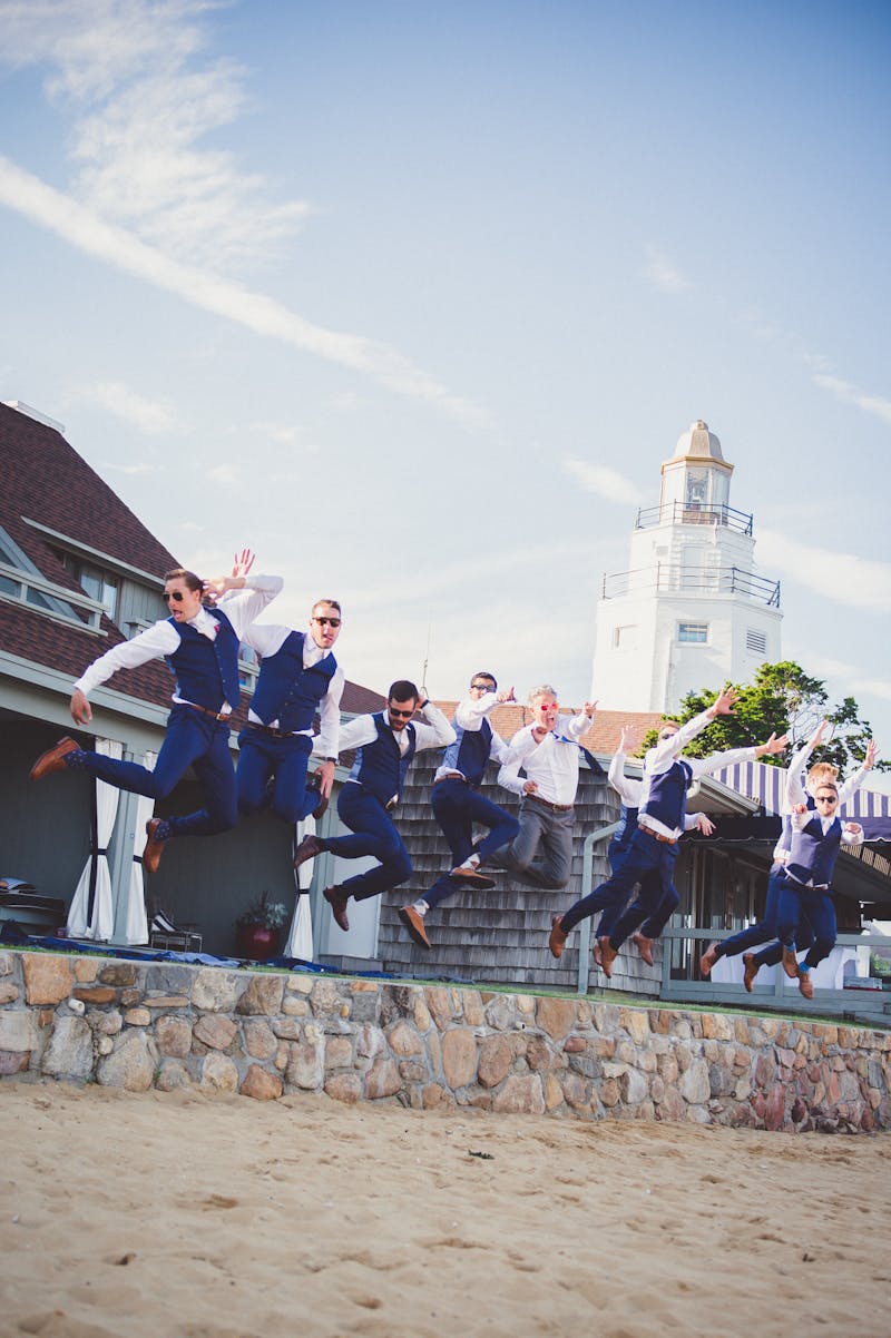 Real Weddings_Brad and Rica_Blue Groom Suit