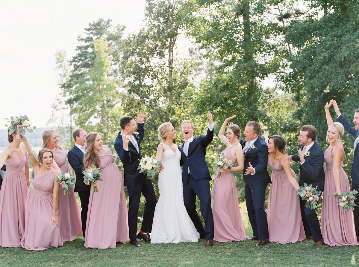 pink wedding colors
