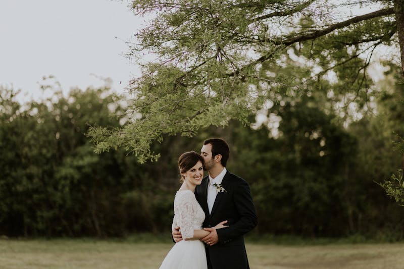 Real Weddings Matt and Rachael Navy Wedding Suit