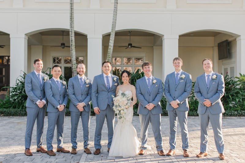 dusty blue groomsmen suits