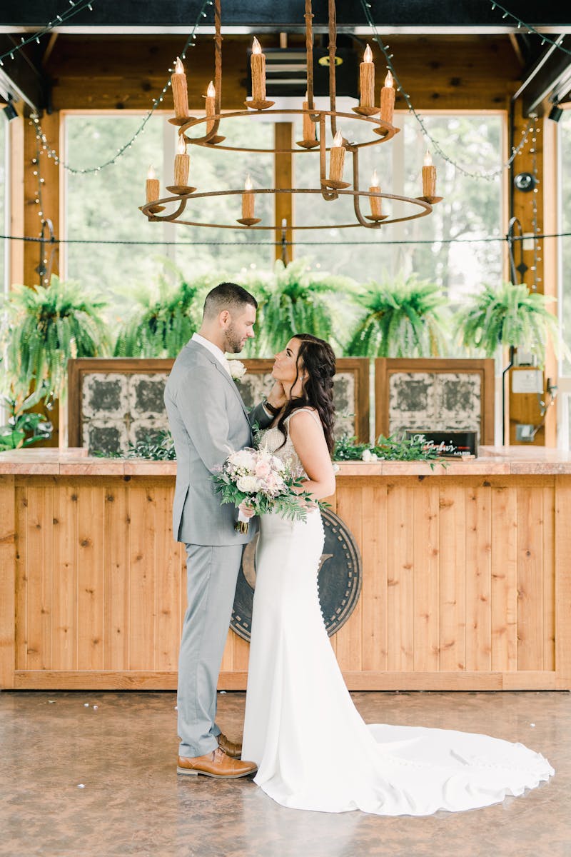 light gray wedding suits