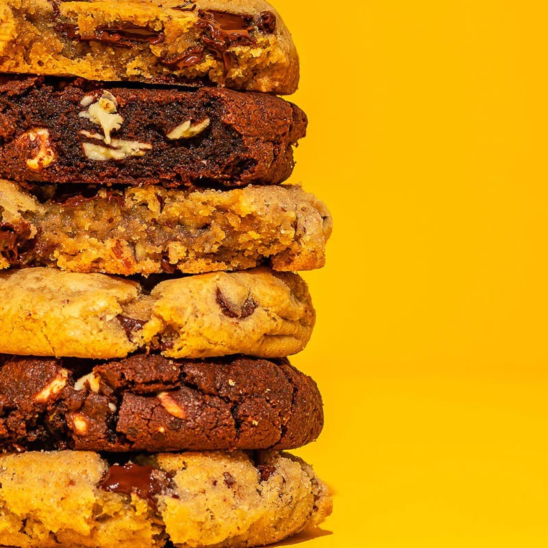 Wunderkeks Greatest Hits Variety Pack cookies cross section